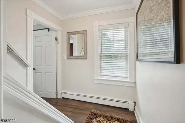 a view of small space with window