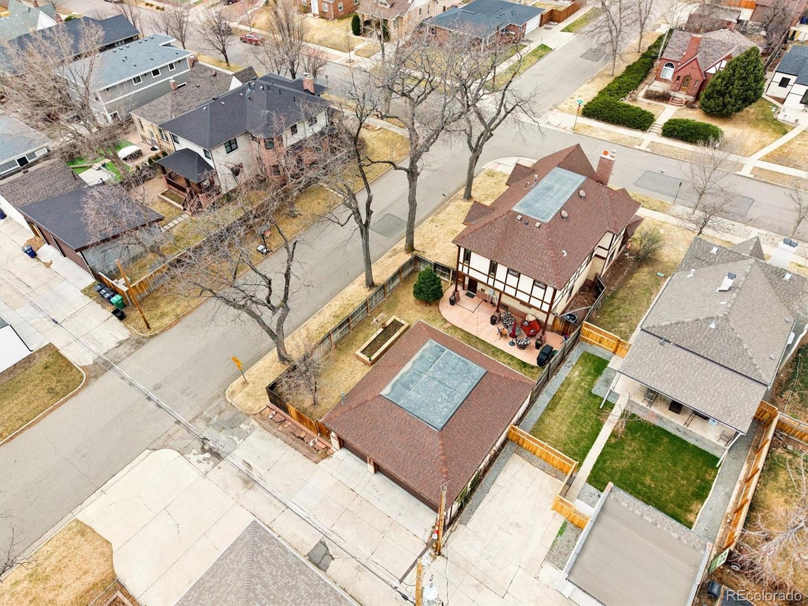 2700 Stuart Street Denver, CO 80212 - Photo 39 of 49 an aerial view of residential house with outdoor space and parking