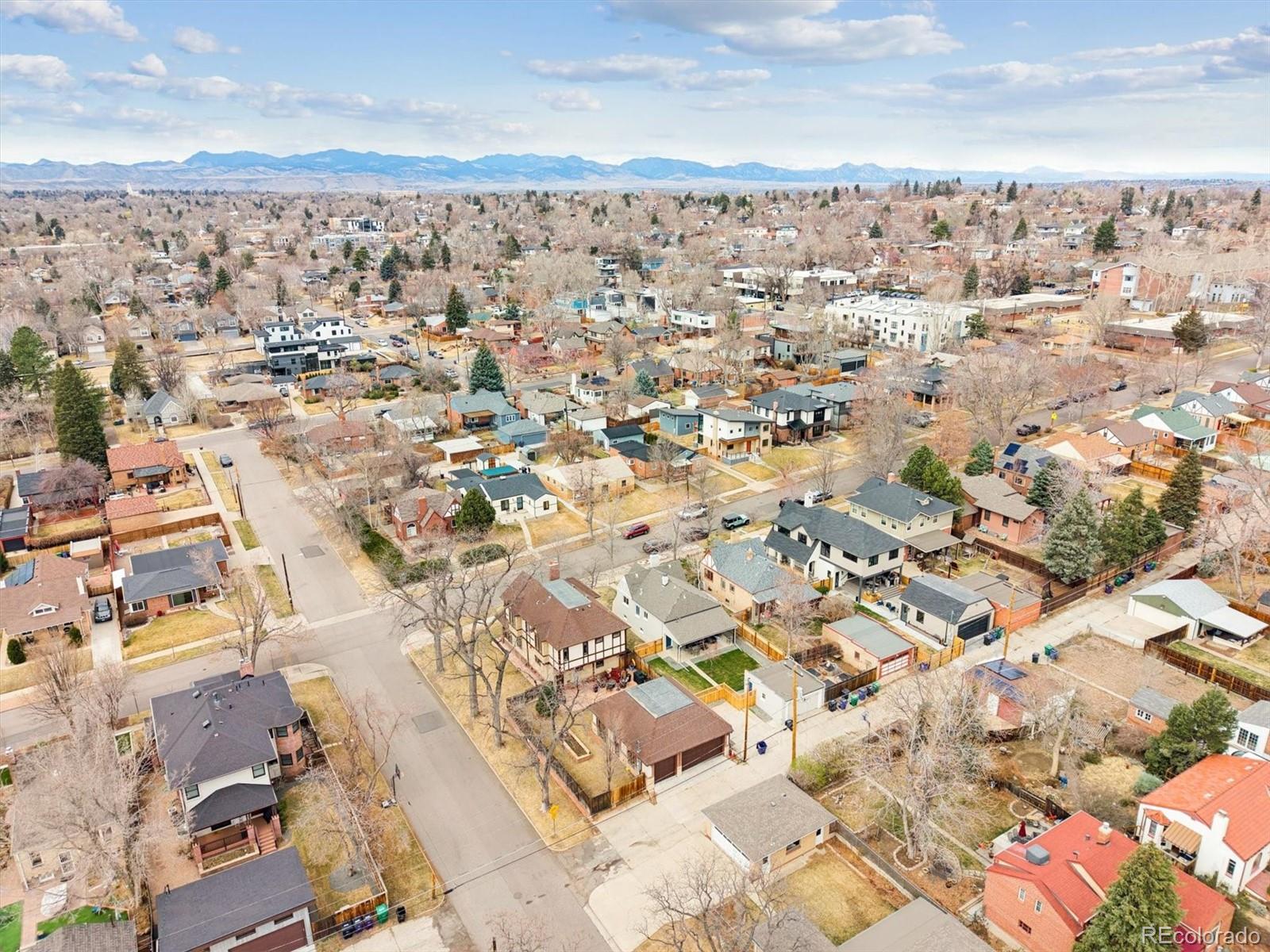 2700 Stuart Street Denver, CO 80212 - Photo 41 of 49 an aerial view of residential building with parking space