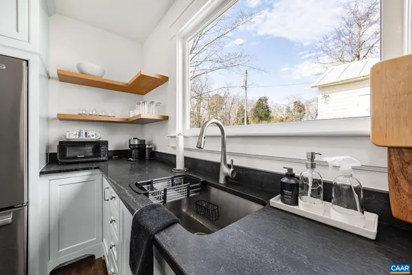 a room with a washer and dryer