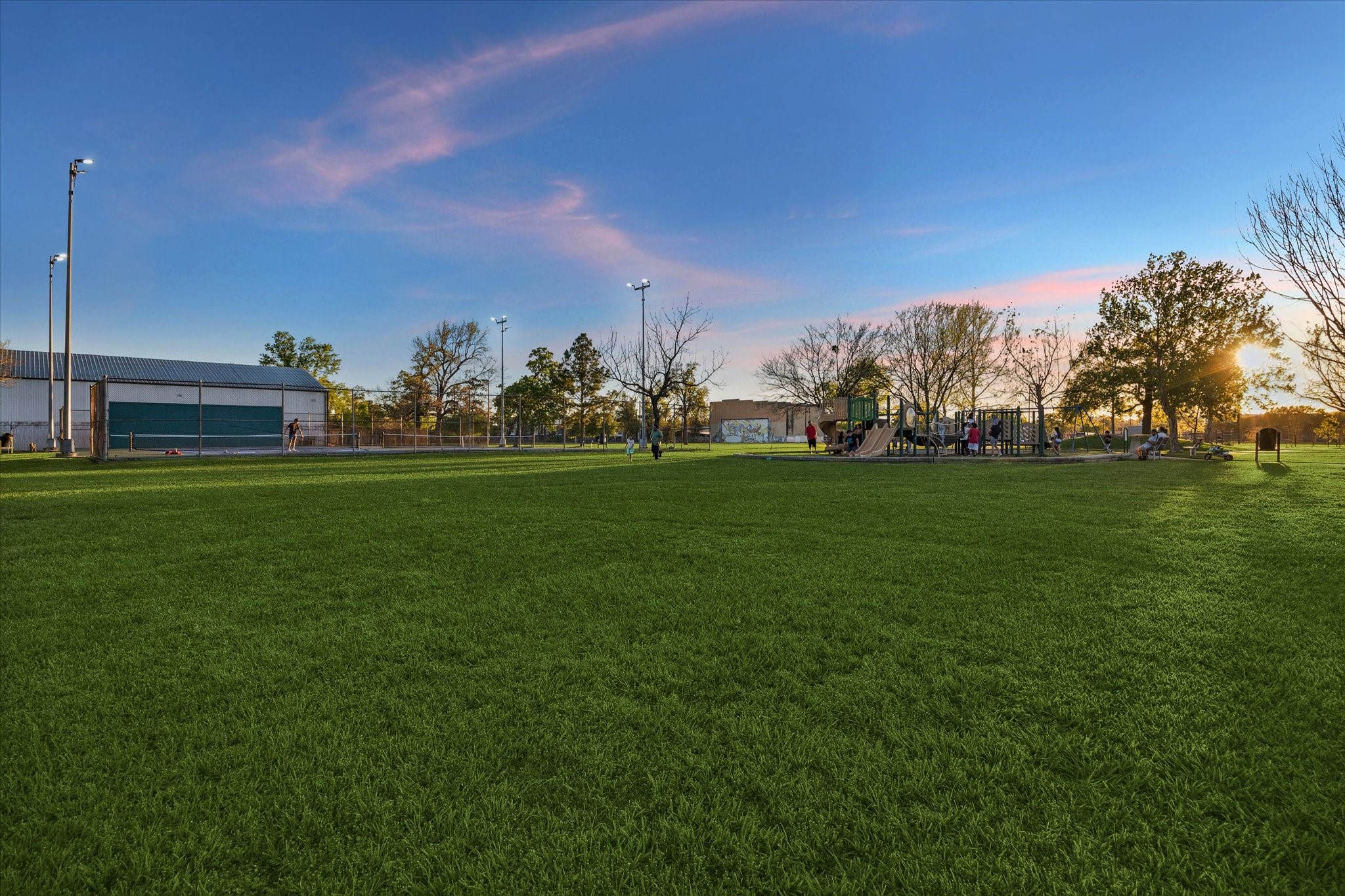 910 Northwood Street Houston, TX 77009 - Photo 27 of 28 Montie Beach Park is located directly across the street. Tennis court/pickle ball and playground area.