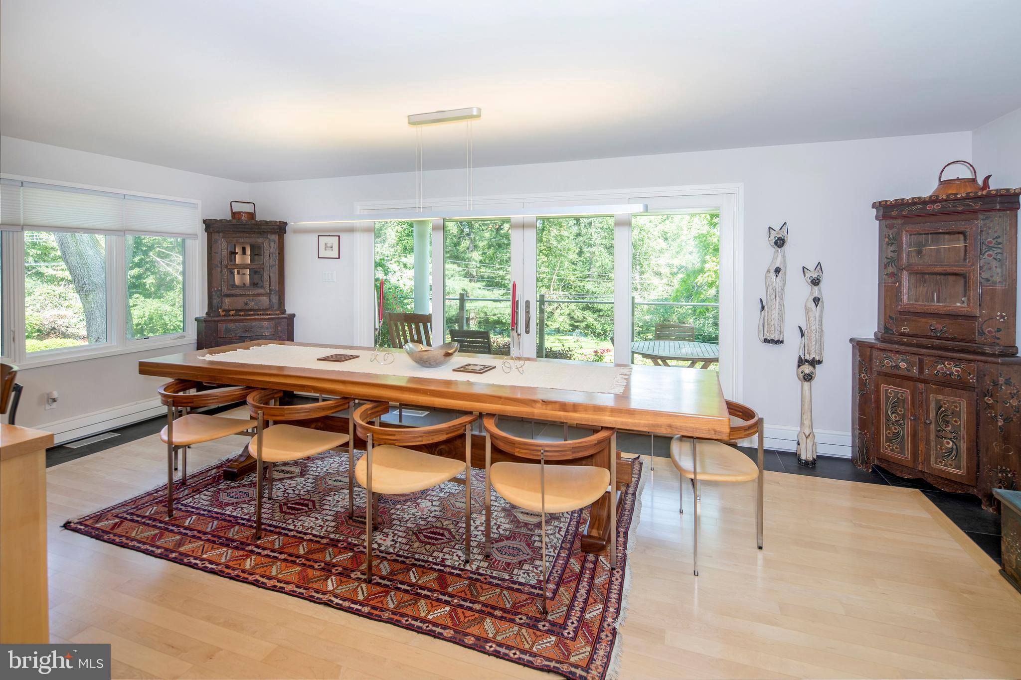 1318 North Spring Mill Road Villanova, PA 19085 - Photo 8 of 40 Dining Area w Access to Large Rear Deck