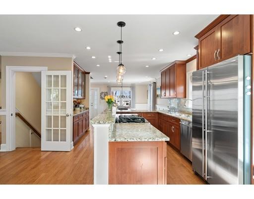 41 Pilgrim Road Marblehead, MA 01945 - Photo 5 of 30 a kitchen with stainless steel appliances granite countertop a refrigerator and a sink