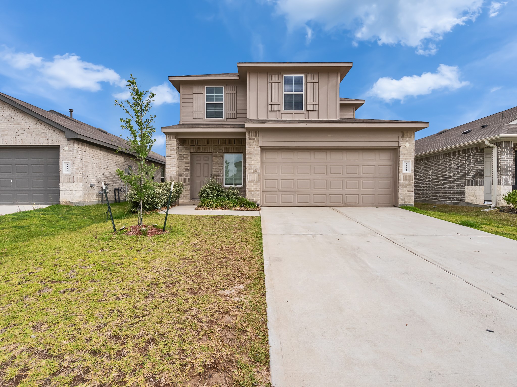 5431 Tuscany Hills Lane Spring, TX 77373 - Photo 1 of 22 a house with lots of trees in the background