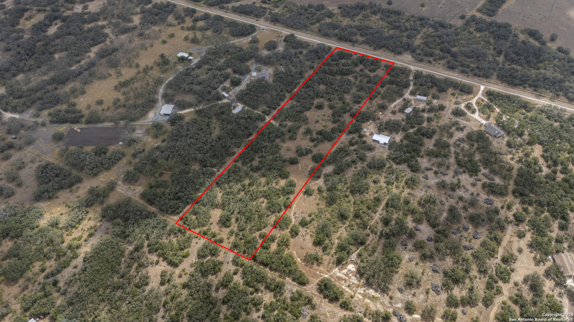 0 Fm 1796 D'Hanis, TX 78850 - Photo 24 of 30 a view of a yard from a balcony
