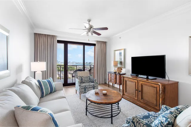 a view of a city from a balcony