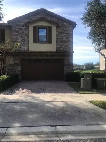 a backyard of a house