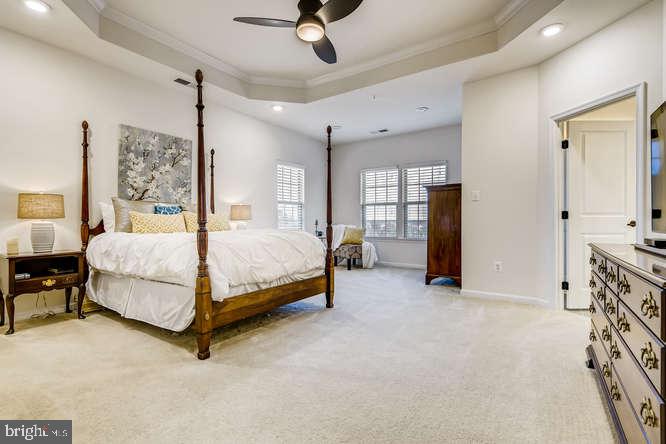 823 Orchard Tree Road, Unit 49 Odenton, MD 21113 - Photo 13 of 28 Owners Suite w tray ceiling and sitting area