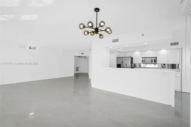 a view of a balcony with appliances