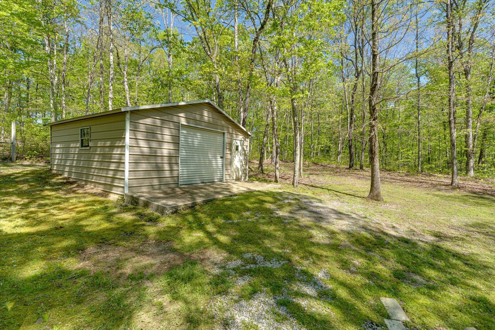 557 Green Forest Road Dunlap, TN 37327 - Photo 9 of 57 a backyard of a house with lots of green space