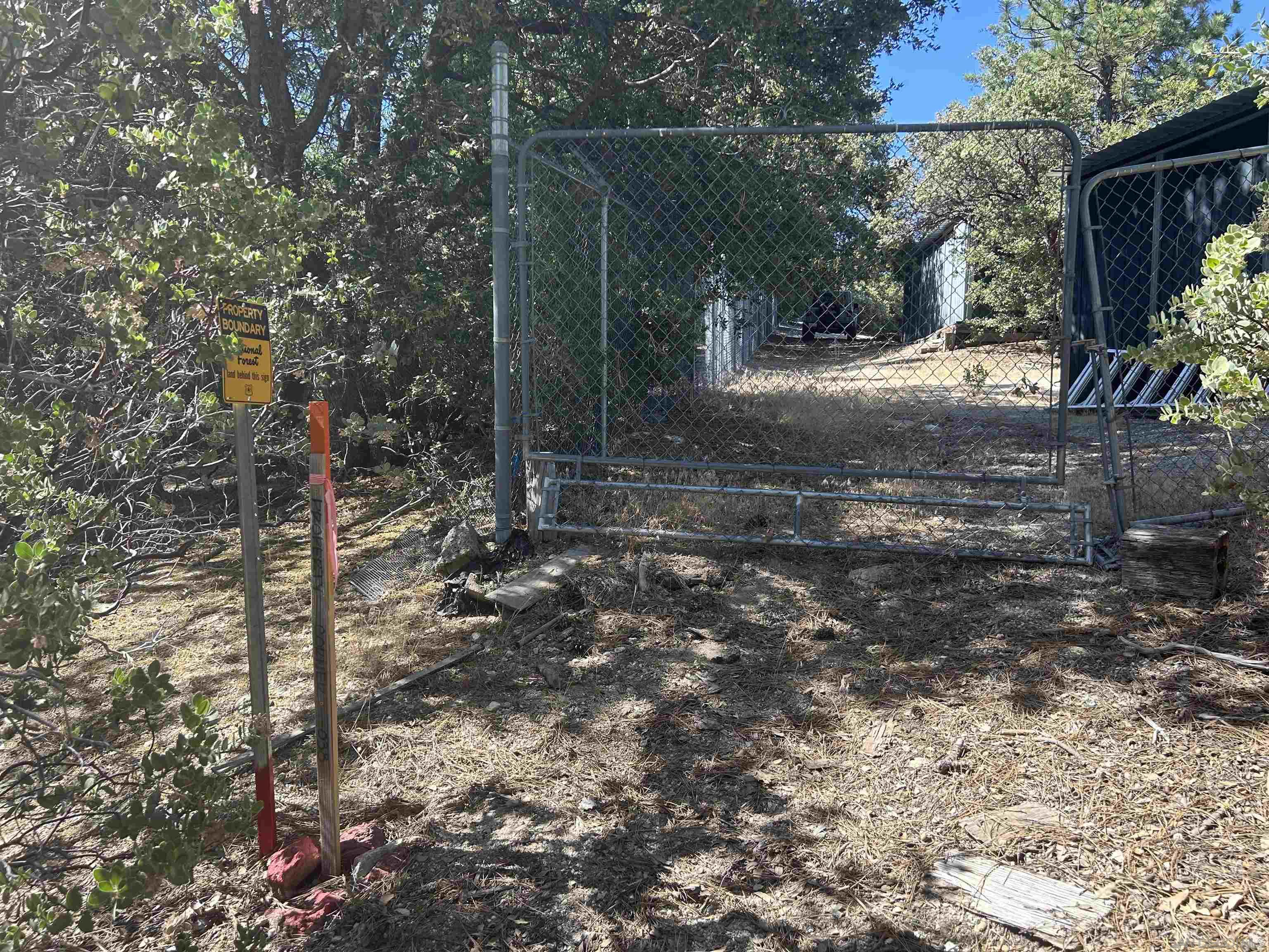 8 Saunders Meadow Road Idyllwild, CA 92549 - Photo 10 of 12 a backyard of a house with lots of green space