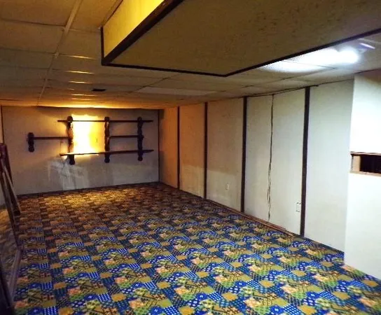 a view of a storage room