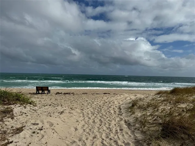 a view of an ocean beach