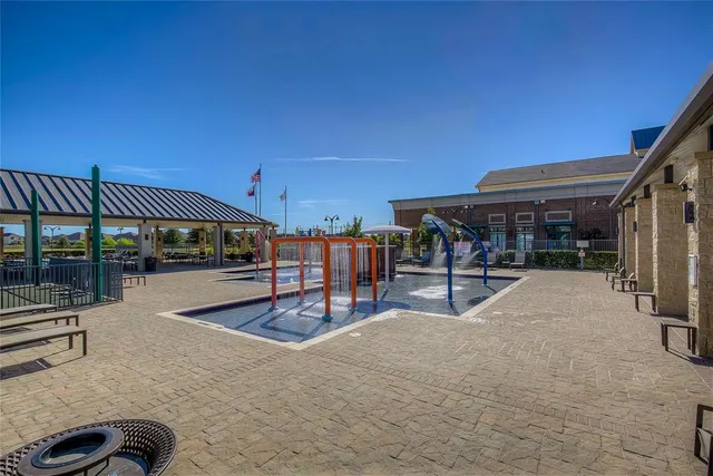 a view of backyard with green space