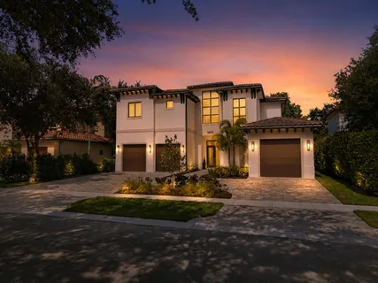 a front view of a house with entertaining space