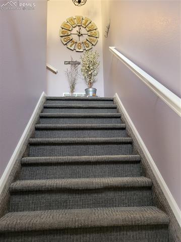 1605 Monterey Road, Unit D Colorado Springs, CO 80910 - Photo 3 of 8 Inside Entry Stairs
