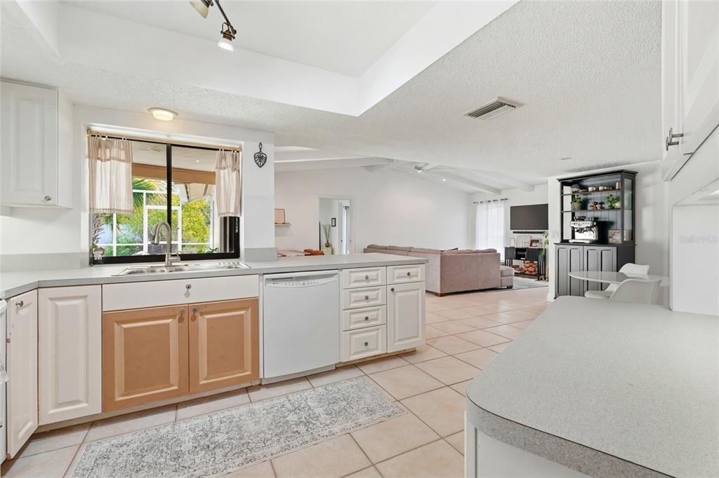 3927 Country View Lane Sarasota, FL 34233 - Photo 13 of 48 a kitchen with cabinets and window
