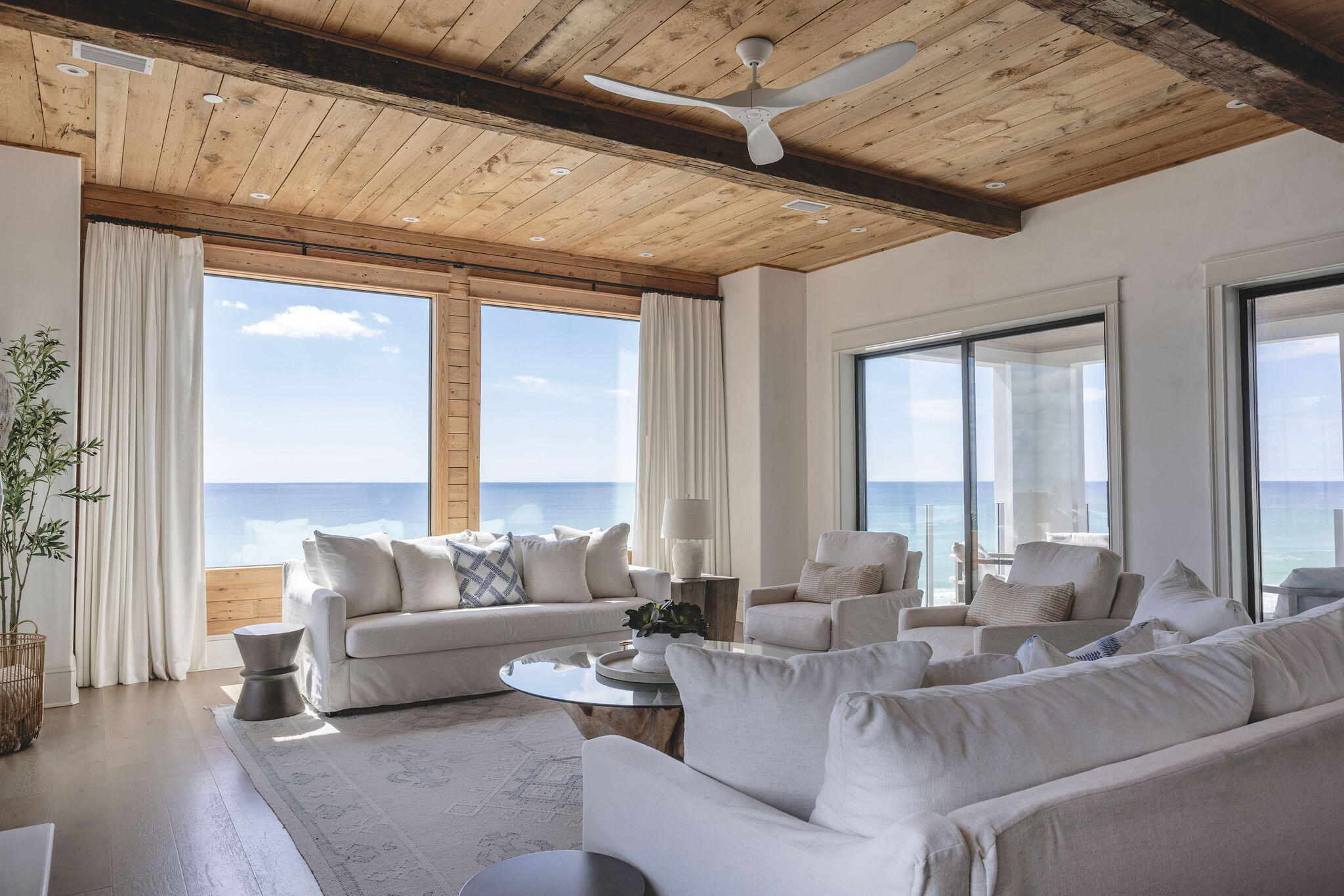 41 Sea Walk Circle Santa Rosa Beach, FL 32459 - Photo 10 of 24 Image #10 | Gulf-view living room with f