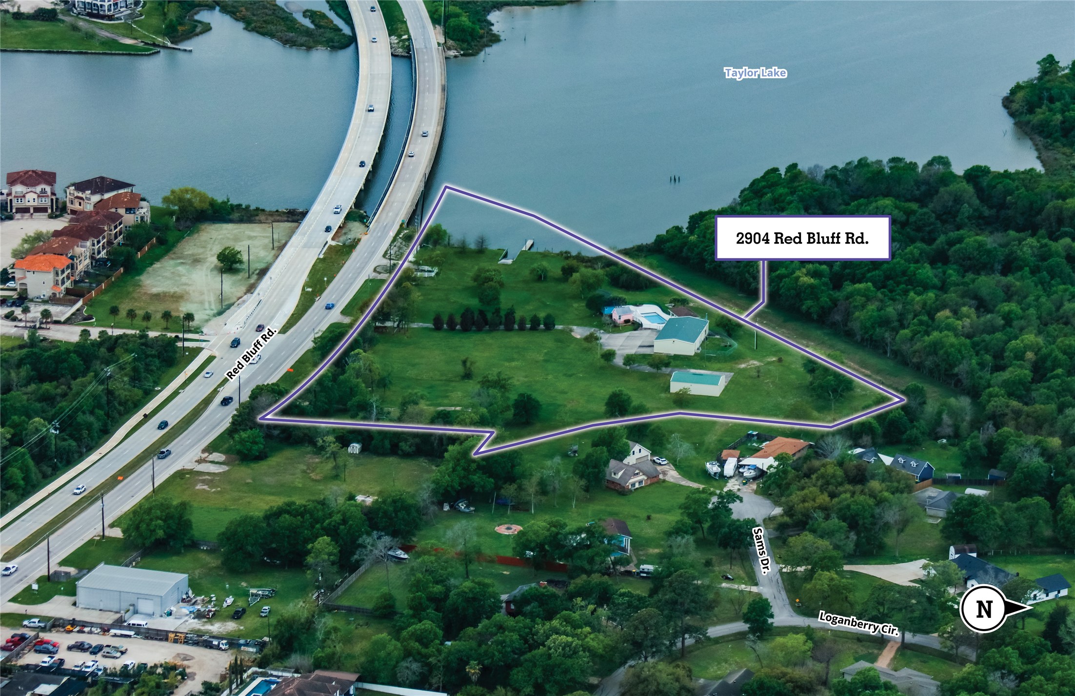 2904 Red Bluff Road Seabrook, TX 77586 - Photo 1 of 16 Aerial