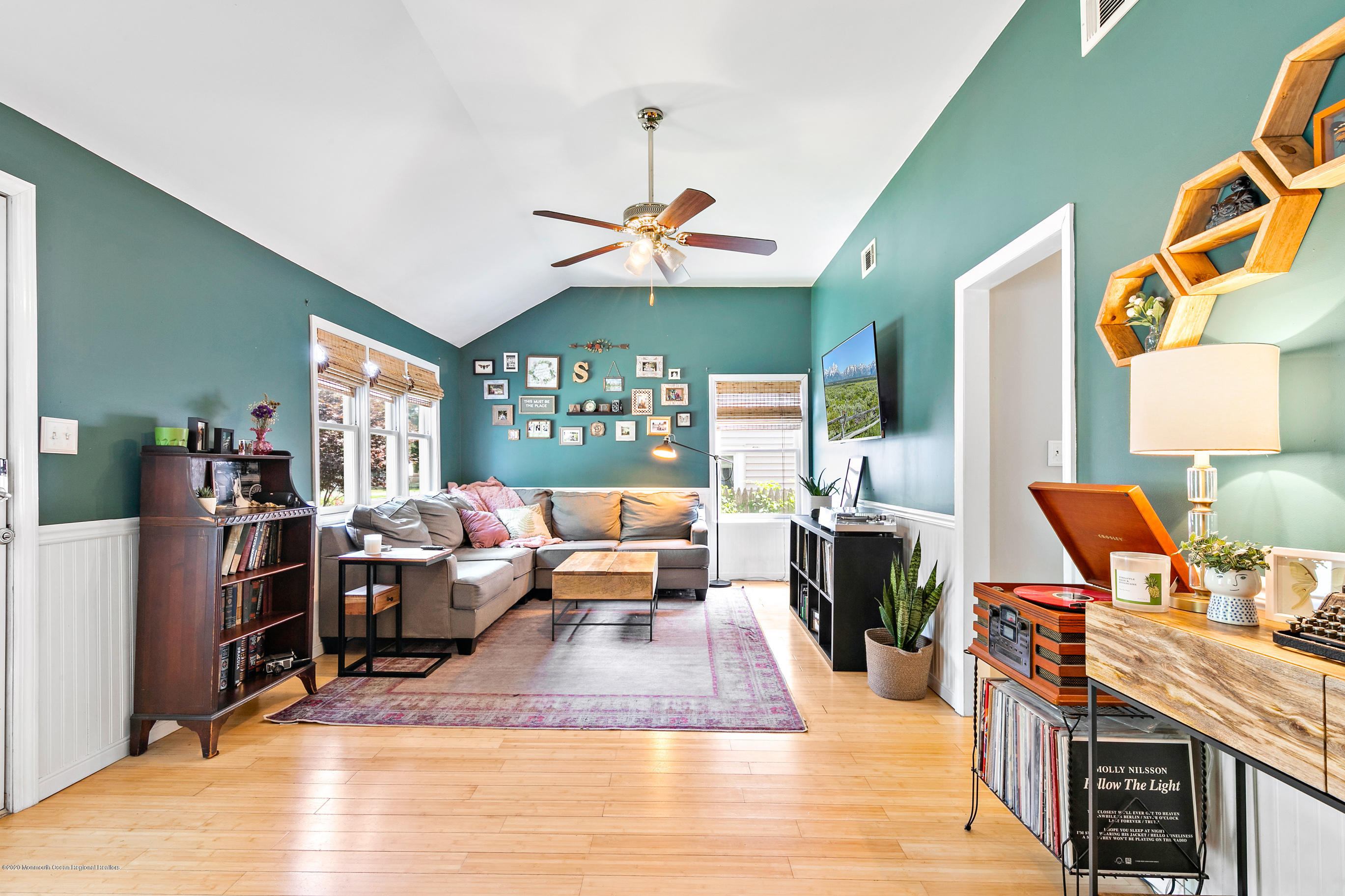 47 Dock Road Brick, NJ 08723 - Photo 6 of 44 a living room with furniture a dining table and chairs with wooden floor