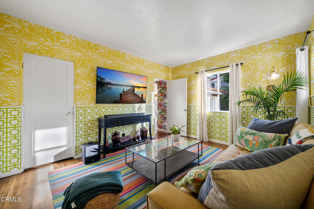 1765 Westhaven Road San Marino, CA 91108 - Photo 26 of 71 a living room with furniture and a fireplace
