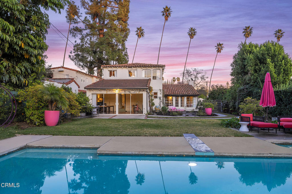 1765 Westhaven Road San Marino, CA 91108 - Photo 58 of 71 a front view of a house with a yard and garage