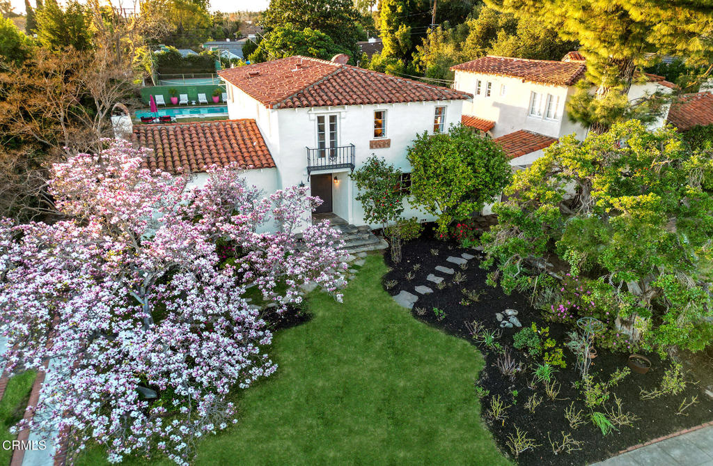 1765 Westhaven Road San Marino, CA 91108 - Photo 64 of 71 a view of a garden with a bench