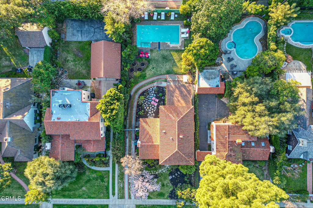 1765 Westhaven Road San Marino, CA 91108 - Photo 69 of 71 an aerial view of a house