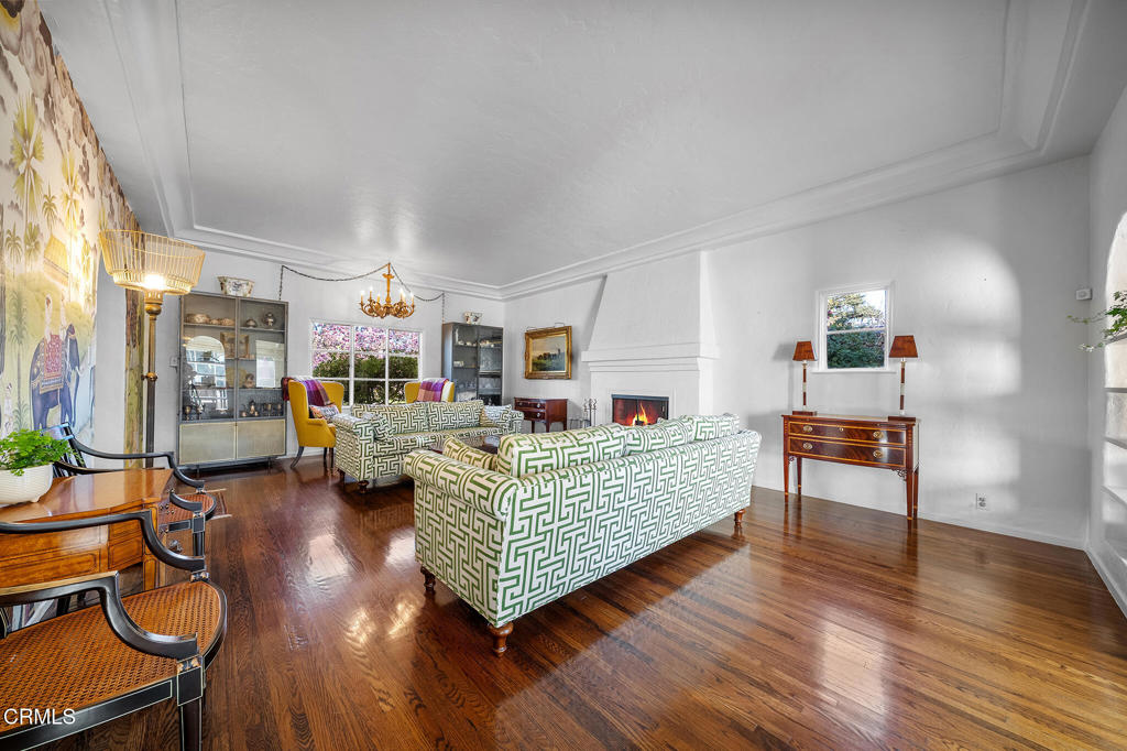 1765 Westhaven Road San Marino, CA 91108 - Photo 8 of 71 a living room with furniture and a wooden floor