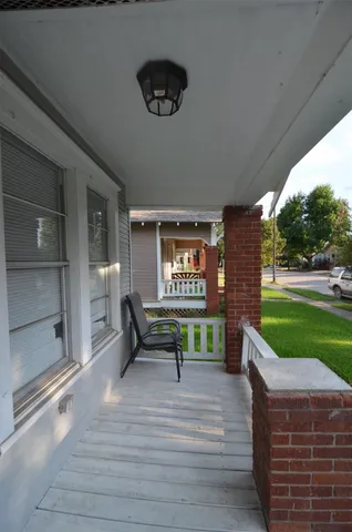 a view of outdoor space deck and yard