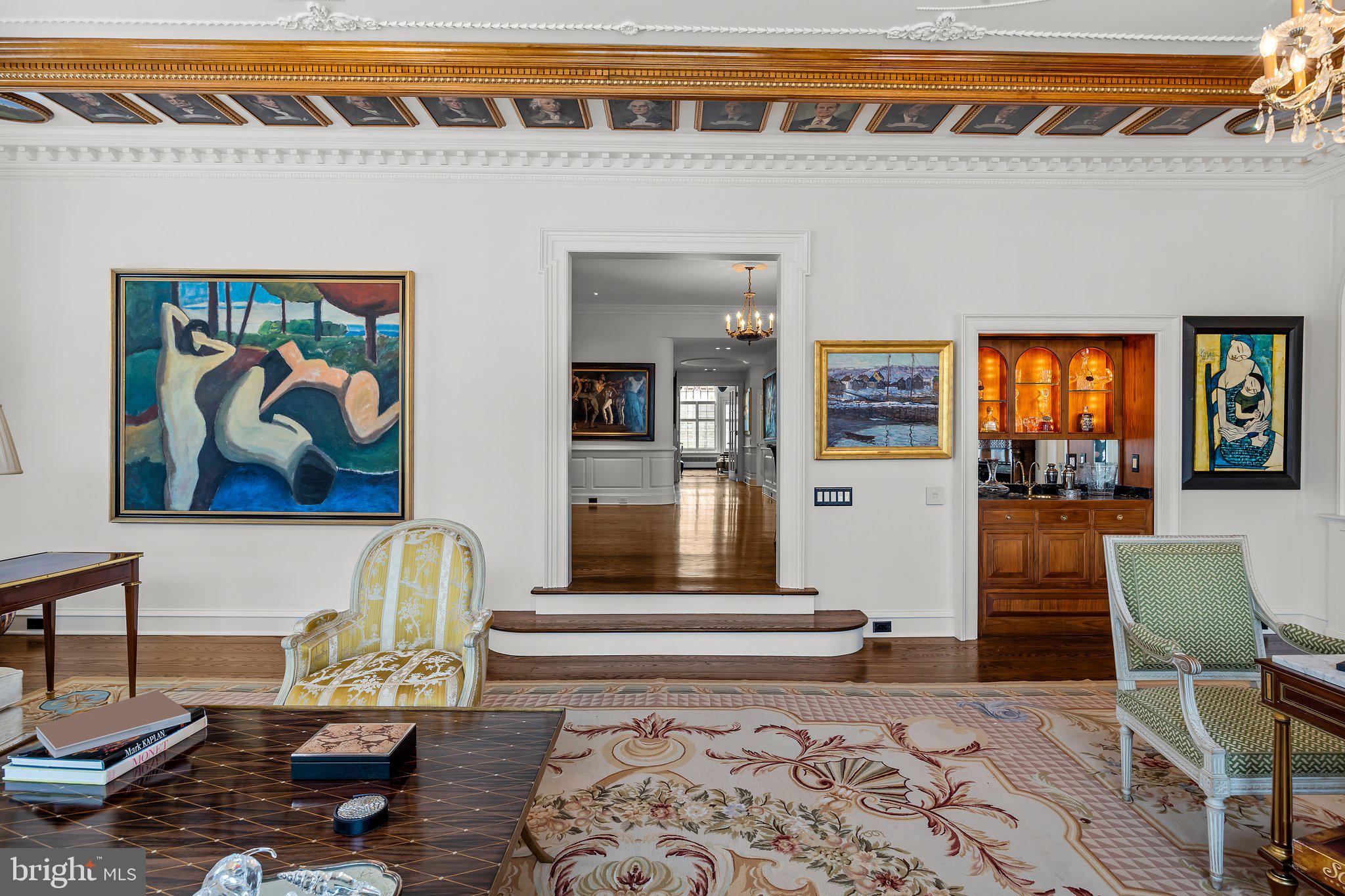 6068 Stoney Hill Road New Hope, PA 18938 - Photo 11 of 117 Living Room to Hallway