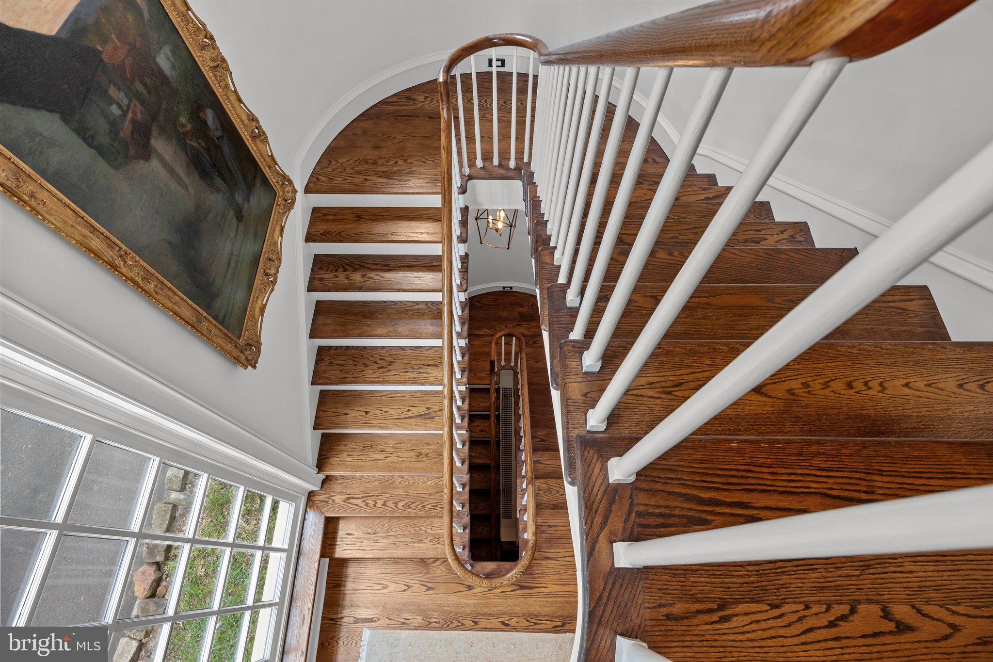 6068 Stoney Hill Road New Hope, PA 18938 - Photo 30 of 117 Beautiful Detailed Staircase