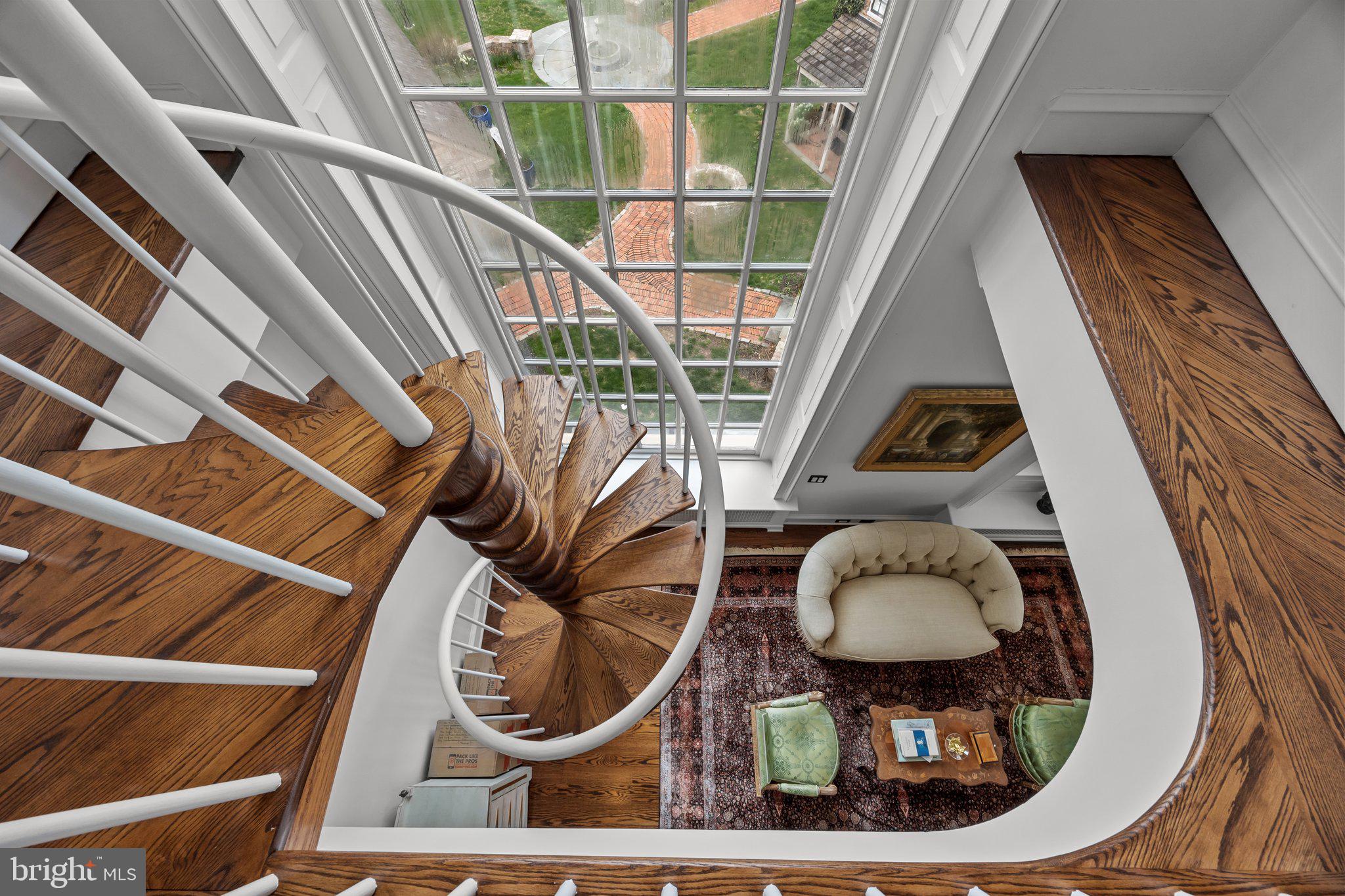 6068 Stoney Hill Road New Hope, PA 18938 - Photo 35 of 117 Circular Staircase to Loft in Primary Bedroom