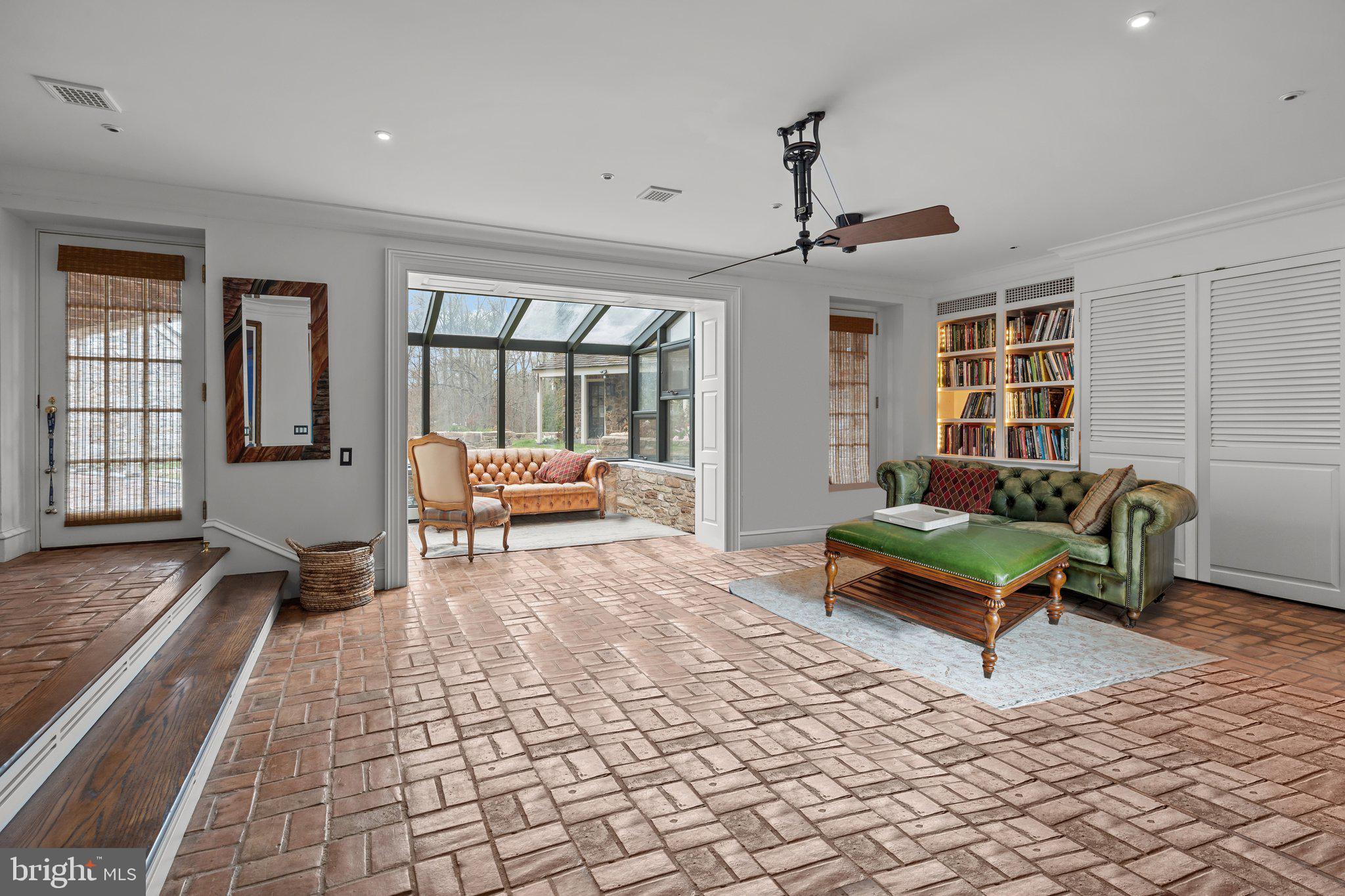 6068 Stoney Hill Road New Hope, PA 18938 - Photo 44 of 117 Lower Level Recreation Room & Sunroom