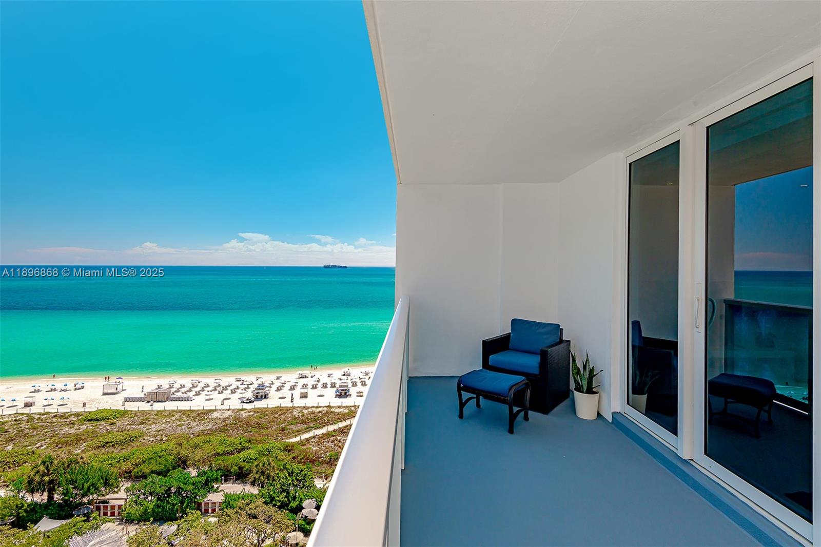 2301 Collins Avenue, Unit 1211 Miami Beach, FL 33139 - Photo 21 of 24 a room with furniture and a garden