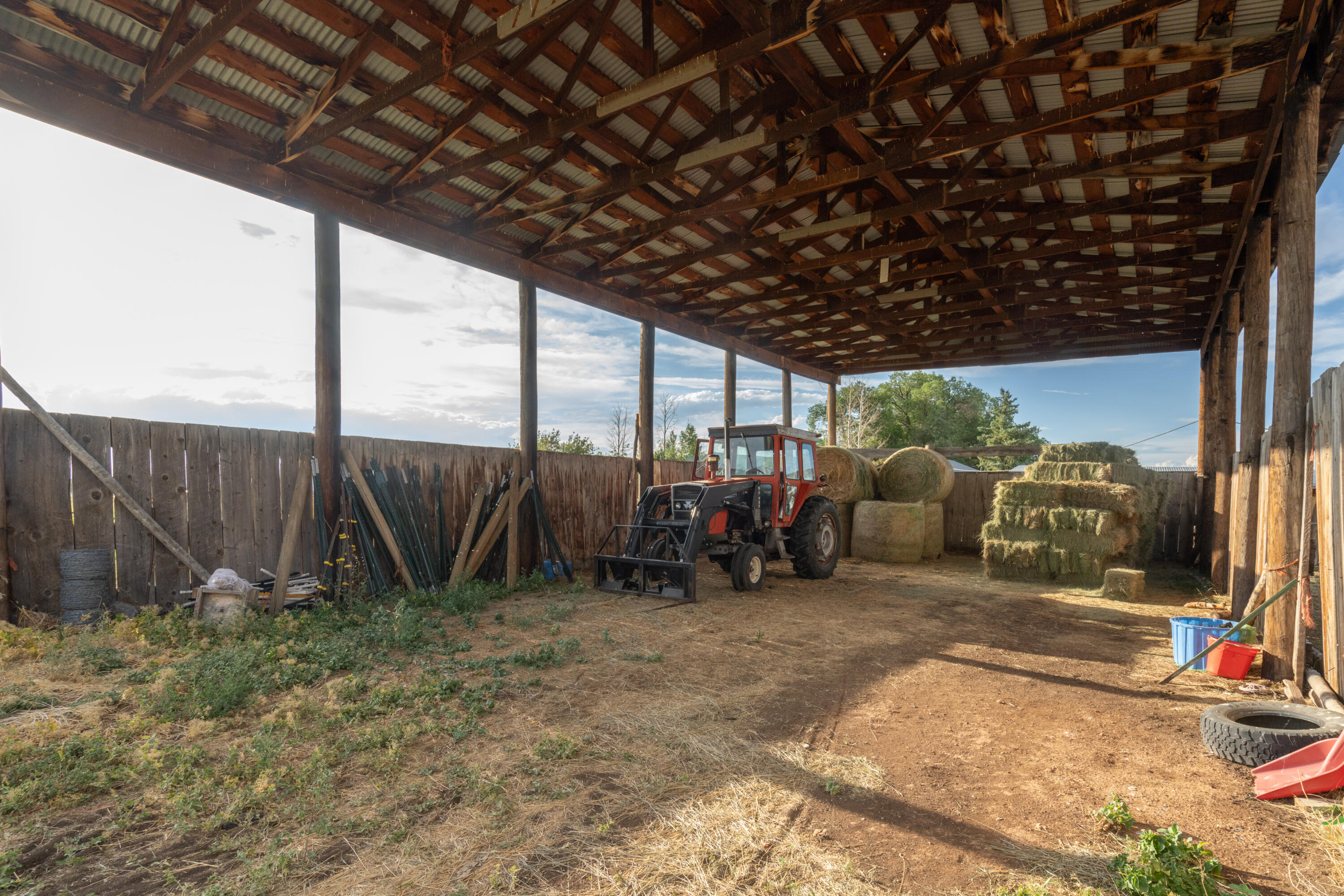1226 County Rd X45 Norwood, CO 81423 - Photo 25 of 32 a view of a backyard space with porch