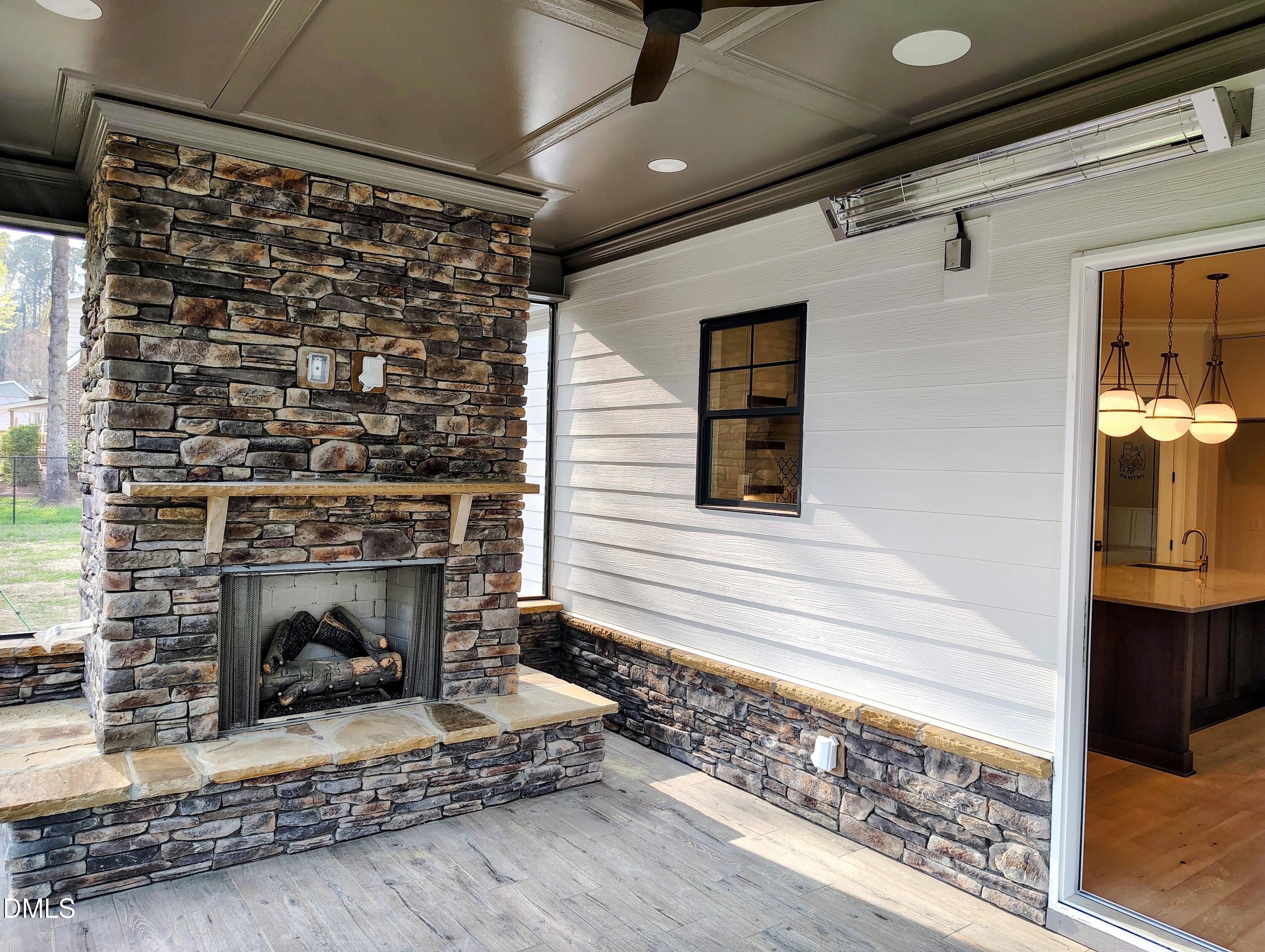 4009 Yates Mill Pond Road Raleigh, NC 27606 - Photo 16 of 97 exterior fireplace