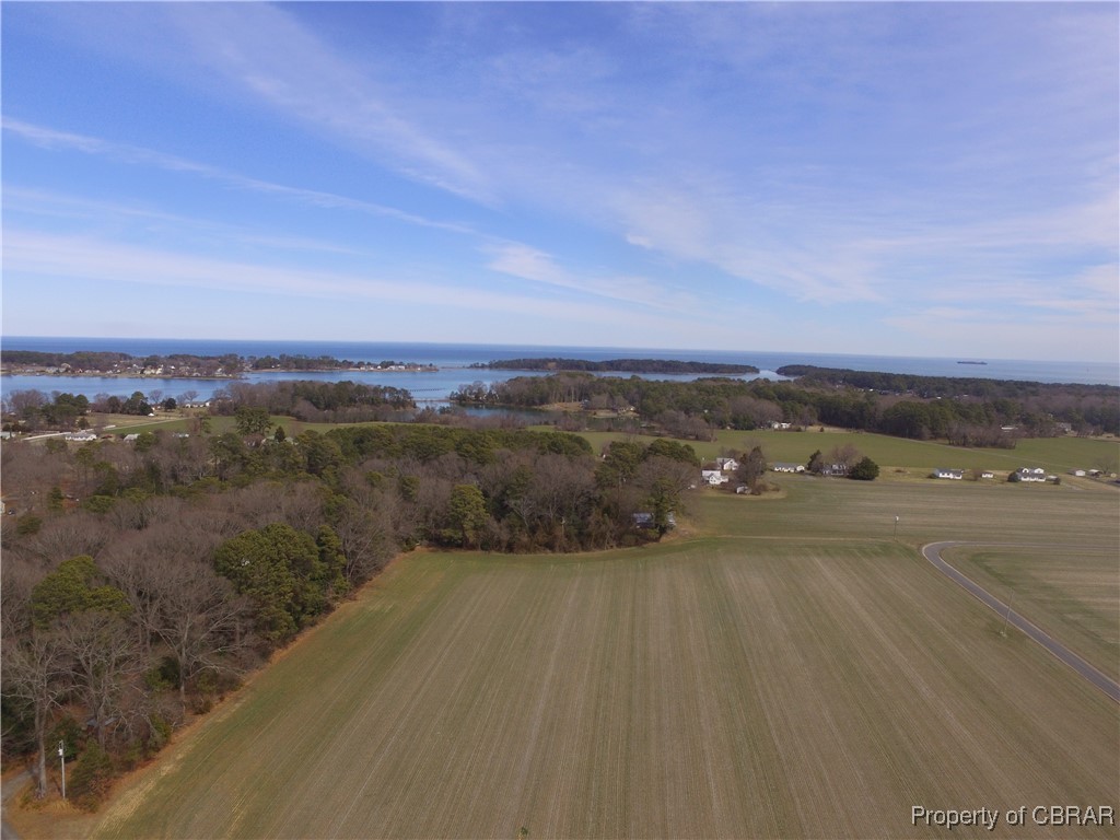 16 Solitude Drive Reedville, VA 22539 - Photo 20 of 21 Bird's eye view with a water view
