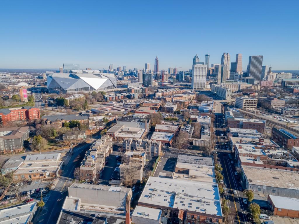 238 Walker Street Southwest, Unit 39 Atlanta, GA 30313 - Photo 6 of 35 an aerial view of a city