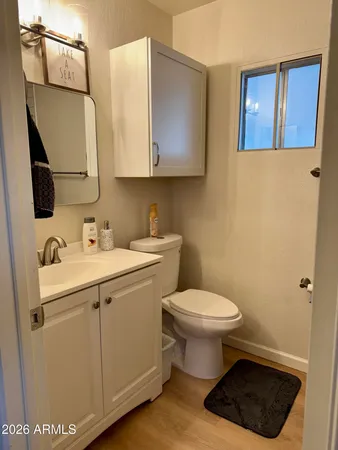 a bathroom with a shower curtain