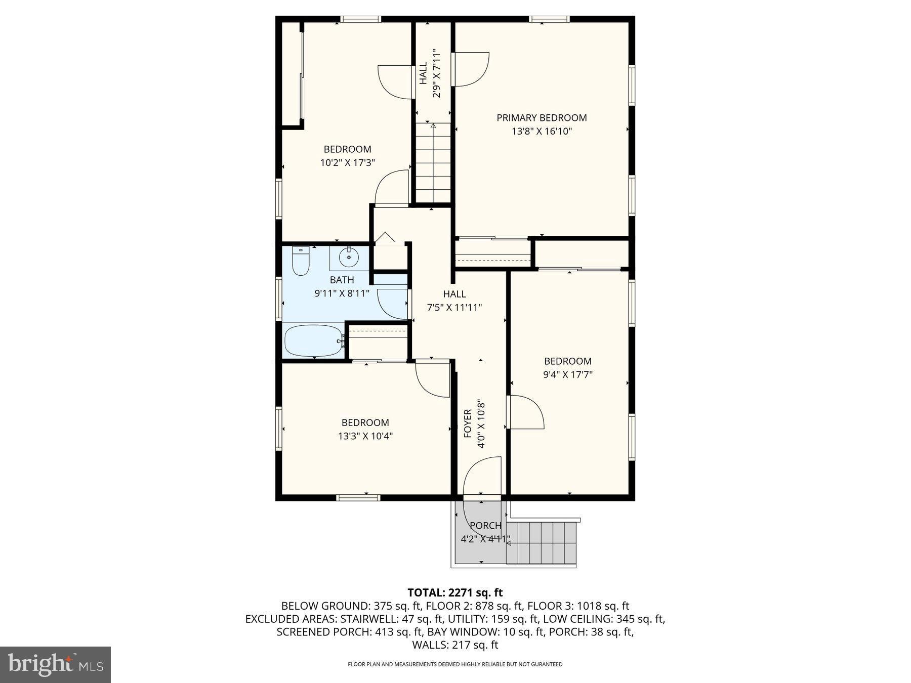 488 Bruce Avenue Odenton, MD 21113 - Photo 54 of 54 2nd Floor Floorplan