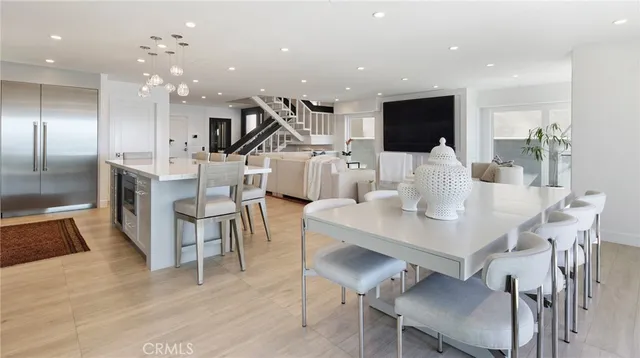 a bathroom with a sink vanity and a mirror