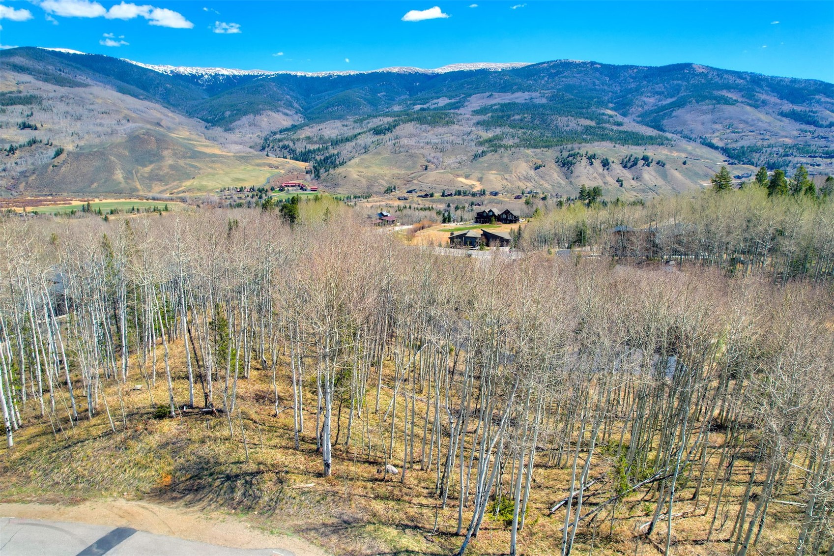 2180 Currant Way Silverthorne, CO 80498 - Photo 14 of 32 a view of a backyard with wooden fence