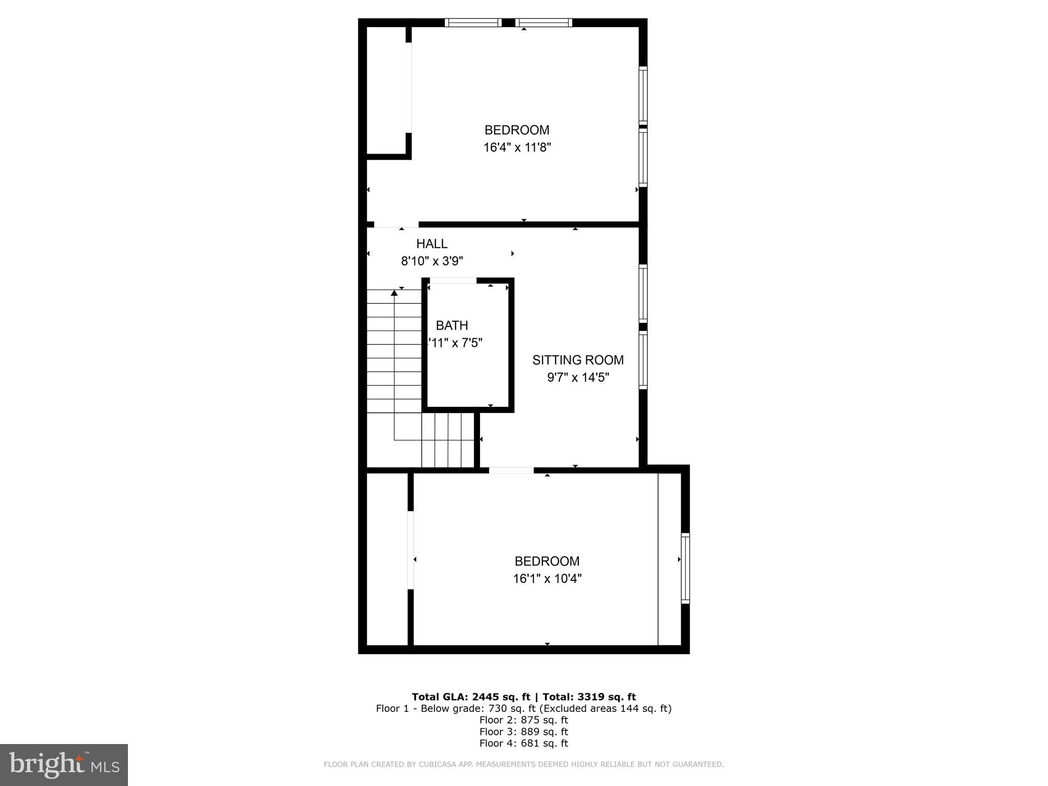 142 Merion Avenue Narberth, PA 19072 - Photo 66 of 67 level 3 floor plan