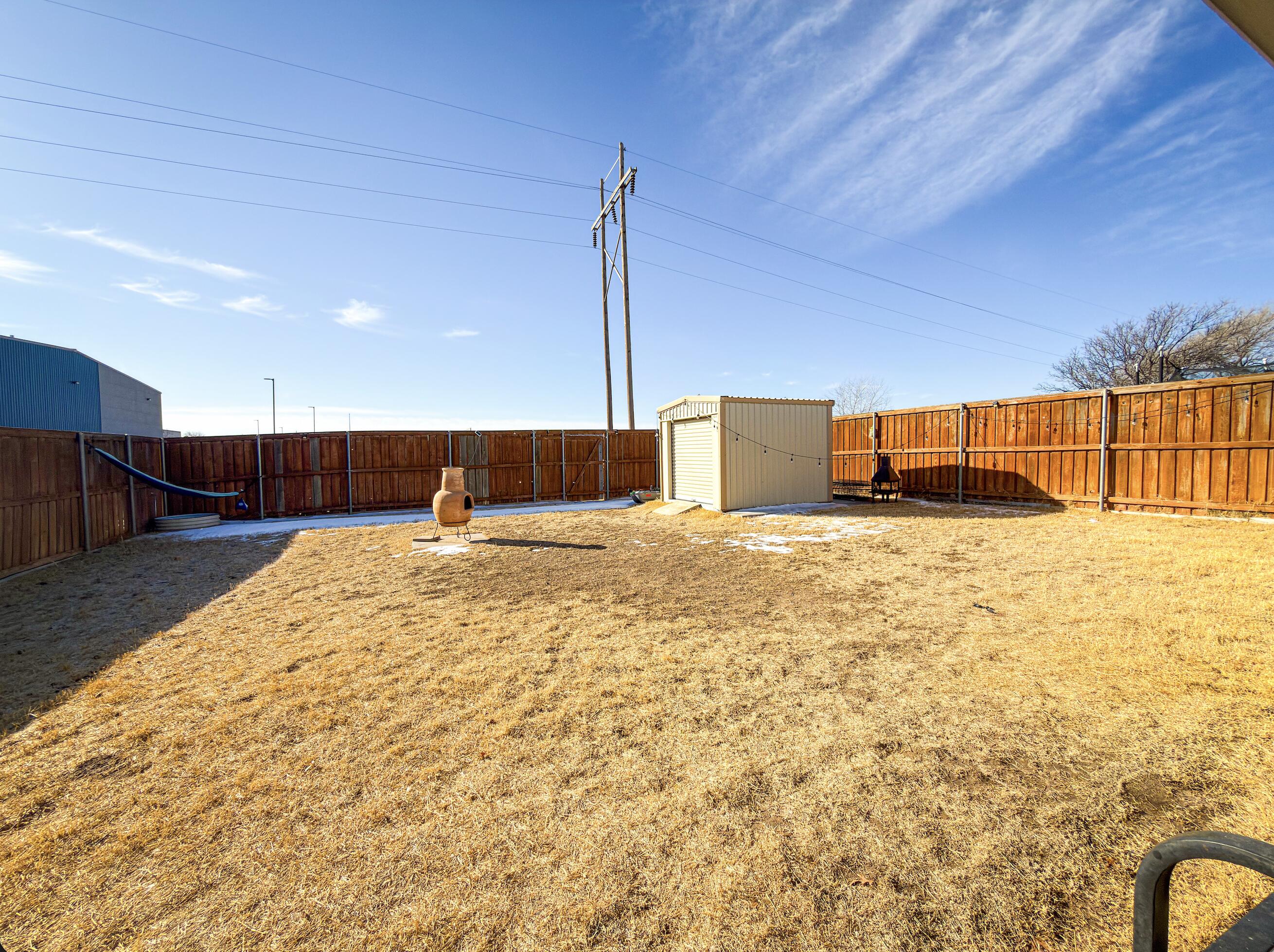 6123 39th Street Lubbock, TX 79407 - Photo 13 of 13 a view of a terrace with a sink