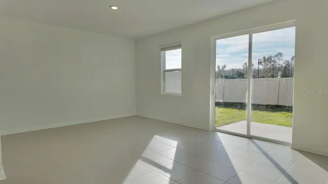 a view of a room with window