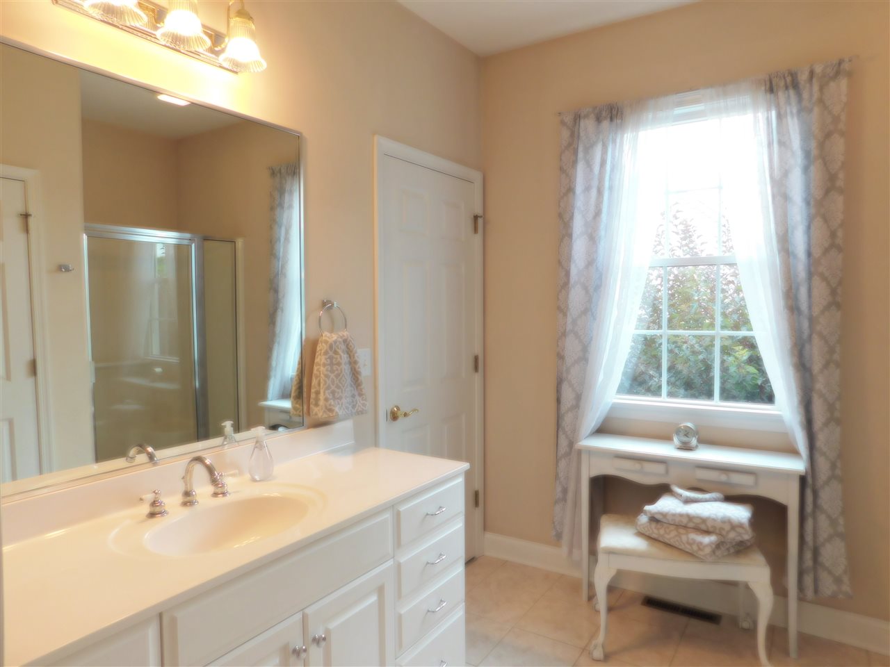 52 Hunters Trail Waynesboro, VA 22980 - Photo 18 of 32 a bathroom with a sink and a mirror