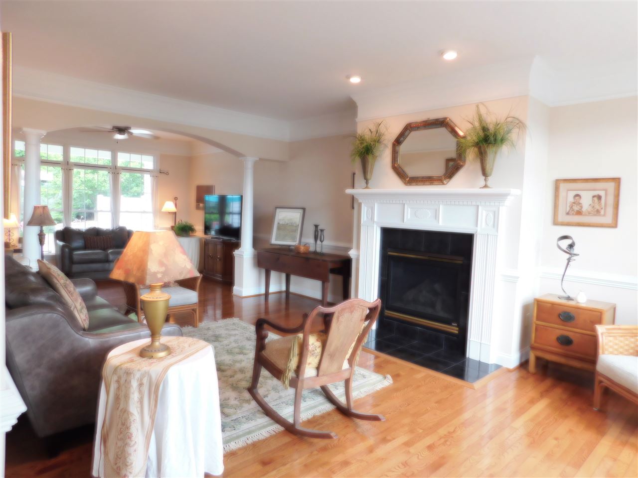 52 Hunters Trail Waynesboro, VA 22980 - Photo 7 of 32 a living room with furniture and a fireplace