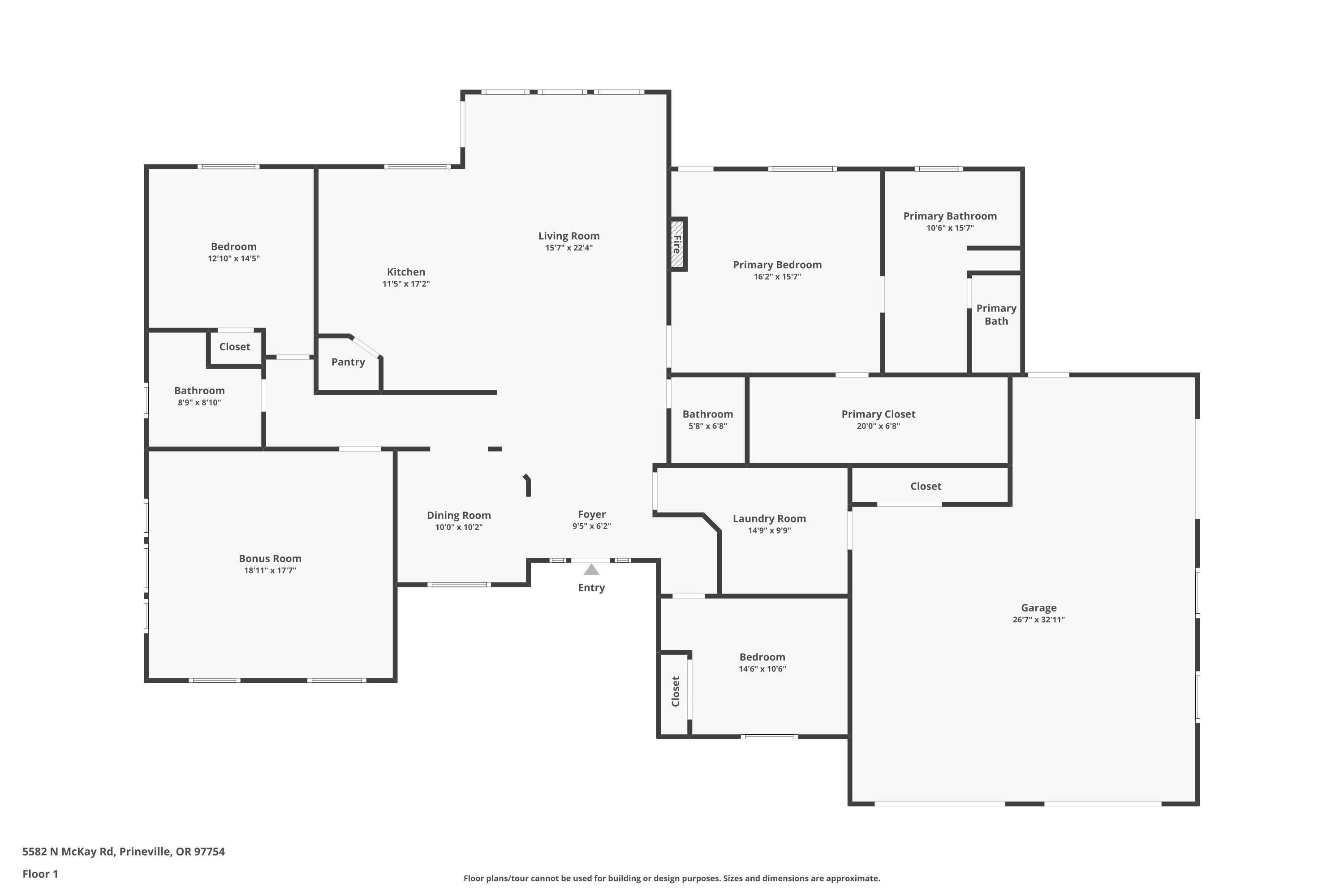 5582 North Mckay Road Prineville, OR 97754 - Photo 53 of 54 a picture of floor plan
