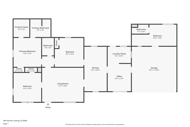 $263,990 | 708 15th Avenue, Conway, SC 29526